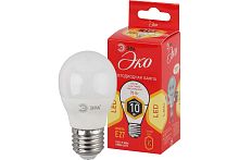 Лампа светодиодная LED P45-10W-827-E27(диод,шар,10Вт,тепл,E27) | Код. Б0032970 | ЭРА