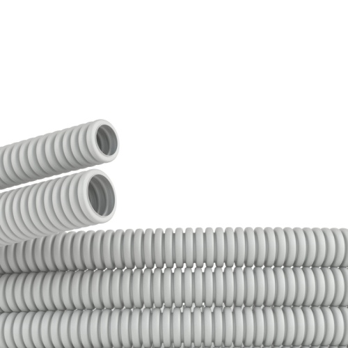 Труба ПВХ гибкая гофр. д.32мм, сверхтяжёлая без протяжки, 25м, цвет серый | код 90532+ | DKC Труба ПВХ гибкая гофр. д.32мм, сверхтяжёлая без протяжки, 25м, цвет серый | код 90532+ | DKC