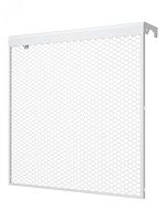 Экран радиаторный просечно-вытяжной, 4-х секционный, стальной 390х610х140 | код 4 ДМЭР | EVECS