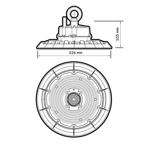 Светильник светодиодный ДСП 06 PRO-5 200Вт 5000К 90 град.36000Лм IP65 (5лет.гар) JazzWay | код 5064065 | JazzWay фото 8