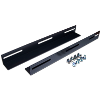 Держатели тяжелого оборудования для шкафов глубиной 1000 мм, 2 шт., черные | код TWT-CB-HLDR-10 | TWT