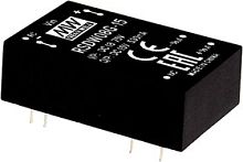 Источник питания DC-DC, 8Вт, вход 9…36В, выход 12В/666мА, изоляция 1500В DC, DIP24 31.8х20.3х10.2мм, -40...+85С | код RSDW08F-12 | MeanWell