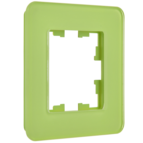 BRITE Рамка 1-мест. РУ-1-2-Бр стекло эко грин RE IEK | код BR-M12-G-41-K06 | IEK фото 4 BRITE Рамка 1-мест. РУ-1-2-Бр стекло эко грин RE IEK | код BR-M12-G-41-K06 | IEK фото 4