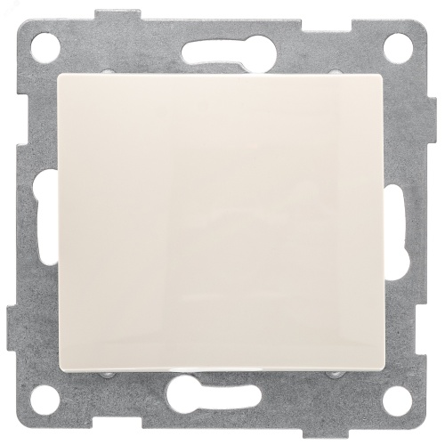 GUSI Bravo механизм переключателя (проходной) 1кл., скрытая установка, 10А, 250В. Цвет: бежевый. | код С10В4-003 | GUSI ELECTRIC