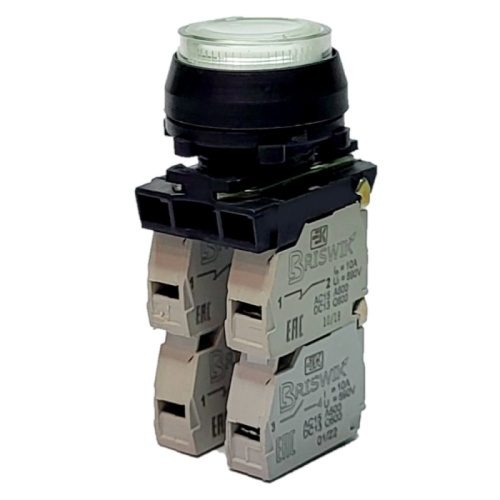 Выключатель Briswik КЕ 172/1м -Л 220В белый 4но+0нз цилиндр с подсветкой IP66 УХЛ2 10А | код aZ-EB-6Ai-7841 | Briswik Выключатель Briswik КЕ 172/1м -Л 220В белый 4но+0нз цилиндр с подсветкой IP66 УХЛ2 10А | код aZ-EB-6Ai-7841 | Briswik