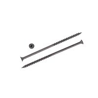 Саморез гипсокартон/дерево 4,8х110 черный (3шт) - пакет | код 117918 | Tech-KREP