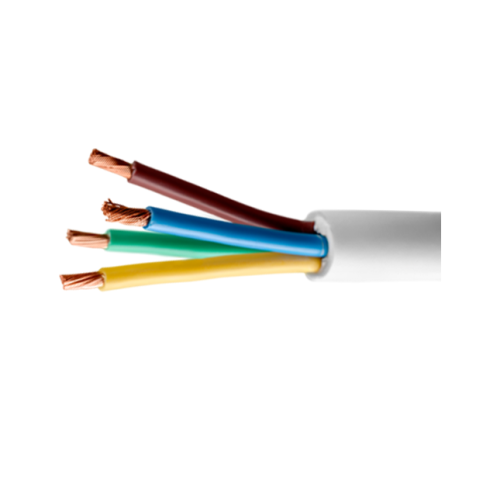 Провод ПВС 4х2.5 белый ГОСТ 7399-97 (бухта 100 м) | код 00-00004912| Электрокабель НН