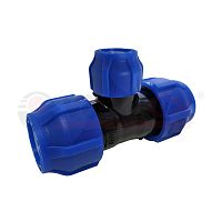 Тройник компрессионный переходной 25-20-25 (60/12) | код 1210012252025 | VALFEX