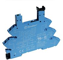 Розетка с безвинтовыми клеммами (пружинный зажим) для реле 34 серии, питание 240В АС | код 93513240 | Finder