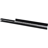 Органайзер 42U глубиной 149 мм, для шкафов LANMASTER DCS шириной 800 мм, 2 шт. в компл., черный | код LAN-DC-CB-42Ux8-VO15 | LANMASTER