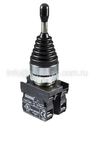 Кнопка-джойстик 2-х позиционный с фиксацией (2НО), CM101DJ20 | код CM101DJ20 | EMAS