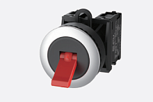 TS2020-0PM10 Модуль тумблера TS2, утопленный с метал.кольцом, автом.блокировка, крас., шт | код TS2020-0PM10 | SUPU