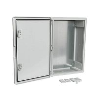 Корпус пластиковый с монтажной панелью ЩМП IP65 серая дверь 500х350х190 Промрукав | код PR08.26483 | ПРОМРУКАВ