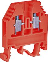 Клемма винтовая-питание под держатель VSV 4 PA + (4 mm2_красная) | код 003901701 | ETI