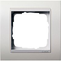 EVENT Рамка 1 пост матовая белый с белой вставкой | код 021134 | GIRA