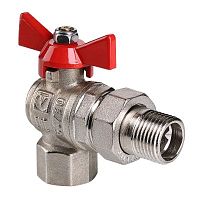 Кран шар. BASE угловой с полусгоном 1/2" вн.-нар. | код. VT.228.N.04 | VALTEC