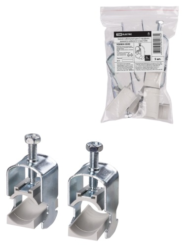 Зажим кабельный для С-профиля, диаметр кабеля 6-12 мм TDM | код SQ0804-0040 | TDM