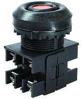 Выключатель кнопочный ВК30-10-22110-54 У2, красный, 2з+2р, цилиндр, IP54, 10А. 660В (ЭТ) | код ET052783 | Электротехник
