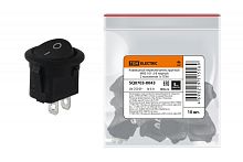 Клавишный переключатель круглый MRS-101-3-B черный 2 положения 1з TDM | код SQ0703-0043 | TDM