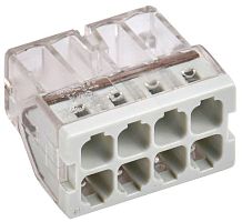 Строительно-монтажная клемма СМК 772-208 компактная (4шт/упак) | код UKZ30-208-004 | IEK