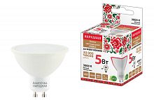 Лампа светодиодная PAR16 5 Вт, 230 В, 3000 К, GU10 Народная | код SQ0340-1658 | TDM НАРОДНЫЙ