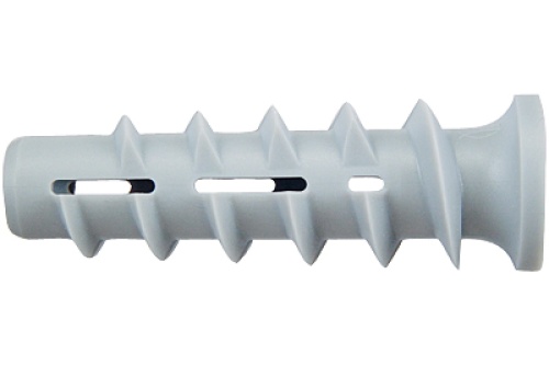 Турбо-дюбель для газобетона FTP K4 нейлоновый 8х50под винт М4 или диаметр шурупа по дереву 4-4,5мм | код 78411 | Fischer