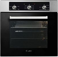 Духовой шкаф Электрический Lex EDM 042 IX нержавеющая сталь/черный | код 1796986 | LEX