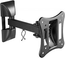 Кронштейн для телевизора Ultramounts UM891 черный 13-27 макс.15кг настенный поворотно-выдвижной и наклонный | код 1413084 | ULTRAMOUNTS