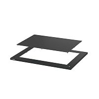 Комплект крыши с фланцем черные RAL9005 ШхГ 1200x800 мм | код R5NKRF128B | DKC