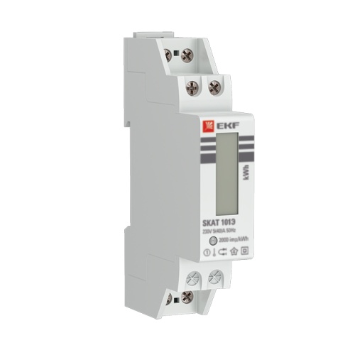 Счетчик электрической энергии модульный SKAT 101E/1 - 5(40) SDM (без поверки) | код 10106M | EKF