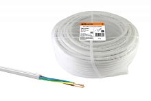 Провод ПВС 3х1.5 ГОСТ (бухта 50м) белый | код SQ0118-0031 | РЭМЗ ТМ