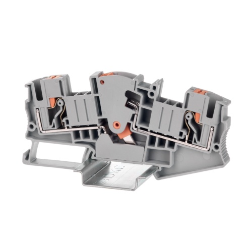 Клемма для измерительных трансформаторов, зажим push-in, 2 точки подключения, 6 кв.мм, серая | код VPR-6-RTK-S | DKC Клемма для измерительных трансформаторов, зажим push-in, 2 точки подключения, 6 кв.мм, серая | код VPR-6-RTK-S | DKC