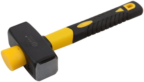 Кувалда кованая Профи 1кг фибергласовая усилен. ручка FIT 45221