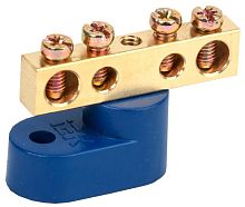 Шина нулевая ШНИ-6х9-4-У1-С на одном угловом изоляторе | код YNN10-69-4C1-K07 | IEK