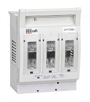 ПВР горизонтальный 400А 3ф отключение_1НО+1НЗ_навесной монтаж на шину_ПВР-102 | код 21417DEK | DEKraft