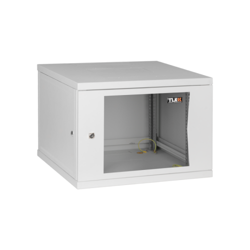 Настенный разборный шкаф TLK 19, 15U, стеклянная дверь, Ш600хВ703хГ600мм, 2 пары монтажных направляющих, серый | код TWI-156060-G-GY | TLK Настенный разборный шкаф TLK 19, 15U, стеклянная дверь, Ш600хВ703хГ600мм, 2 пары монтажных направляющих, серый | код TWI-156060-G-GY | TLK