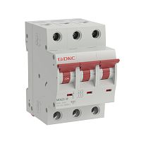Выключатель автоматический трехполюсный 10А C 4,5кА | код MD63S-3PC10 | DKC