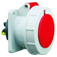 Розетка встраиваемая 16А 5п(3P+N+PE) 6ч, 400В, IP67 75х75 Bals 13159, шт | код 13159 | Bals