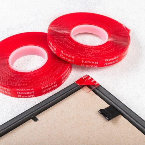 Лента клейкая двухсторонняя прозрачная, на VHB акриловой основе, 20 мм х 5 м | код 09-6059 | REXANT