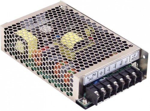 Источник питания AC-DC, 150Вт, вход 85…264V AC, 47…63Гц /120…370В DC, выход 5В/0…30A, рег. вых=±15%Uном, изоляция 3000В AC, в кожухе 159х97х38мм, -30…+70С, c корректором коэф. мощности, режим SB выход 5В/0,3А | код HRPG-150-5 | MeanWell Сер Источник питания AC-DC, 150Вт, вход 85…264V AC, 47…63Гц /120…370В DC, выход 5В/0…30A, рег. вых=±15%Uном, изоляция 3000В AC, в кожухе 159х97х38мм, -30…+70С, c корректором коэф. мощности, режим SB выход 5В/0,3А | код HRPG-150-5 | MeanWell Сер