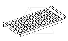 Горизонтальная панель 800x350мм (ШxГ) для ENUX | код EUDM-080035 | ETA
