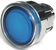 КМЕ 41ЛС синий IP40 LAY4-BW36.BR Головка плоская стальная с возвратом с подсветкой 22 мм | код LAY4-BW36.BR | Briswik