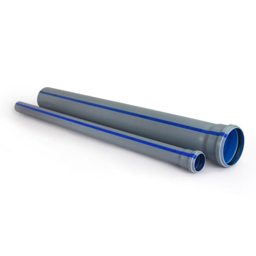 Труба ВК ПП 110х2.7 BAIKAL standart сер./син. (дл.2м) | код 32523 | RTP