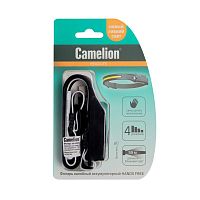 Фонарь налобный LED53406 аккум. 3.7В лента 2LED 3Вт 4 реж. сенсор Type-C блист черн. Camelion 15757
