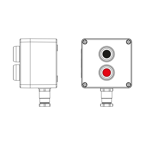 Взрывозащищенный пост управления из полиэстера CPE-P-03-(1xP1B(11)-1xP1R(11))-1xKH2MHK(C)1Ex d e IIC Т5 Gb / Ex tb IIIC T95°C Db IP6 | код 2231.031.22.121B | DKC Взрывозащищенный пост управления из полиэстера CPE-P-03-(1xP1B(11)-1xP1R(11))-1xKH2MHK(C)1Ex d e IIC Т5 Gb / Ex tb IIIC T95°C Db IP6 | код 2231.031.22.121B | DKC