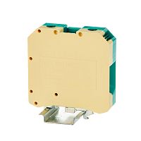 Клемма заземления, винтовой зажим, 2 точки подключения, 50 кв.мм | код KRUSLG-50N | DKC