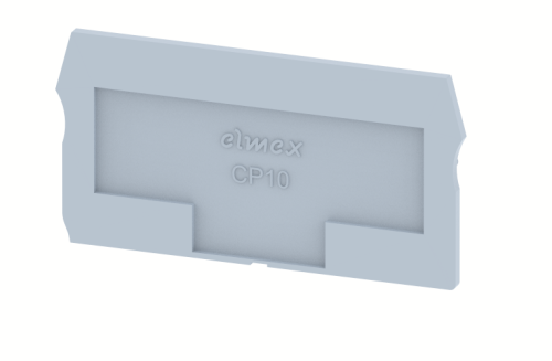 Концевая пластина для клемм, синяя CP10-BLUE | код 3911150001 | Elmex Концевая пластина для клемм, синяя CP10-BLUE | код 3911150001 | Elmex