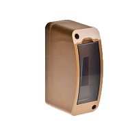 Щиток распределительный навесной на 2 модуля с дверцей коричневый IP40 (ЩРн-П-2) | код 68302К | Ruvinil