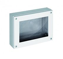 Коробка распределительная с обзорной крышкой Сталь 08пс 400х400х120мм ПРОВЕНТО | код MBV 40.40.12 | ПРОВЕНТО