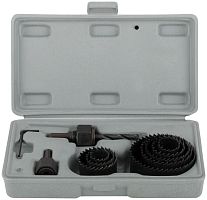 Пилы круговые набор 8 шт (19, 22, 28, 32, 38, 44, 51, 64 мм) в кейсе | код 36732М | FIT